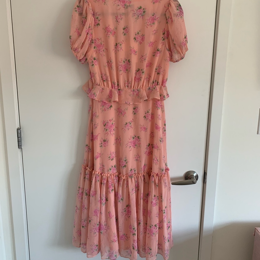 Loveshackfancy X Target Collab Pink Midi Dress - … - image 3